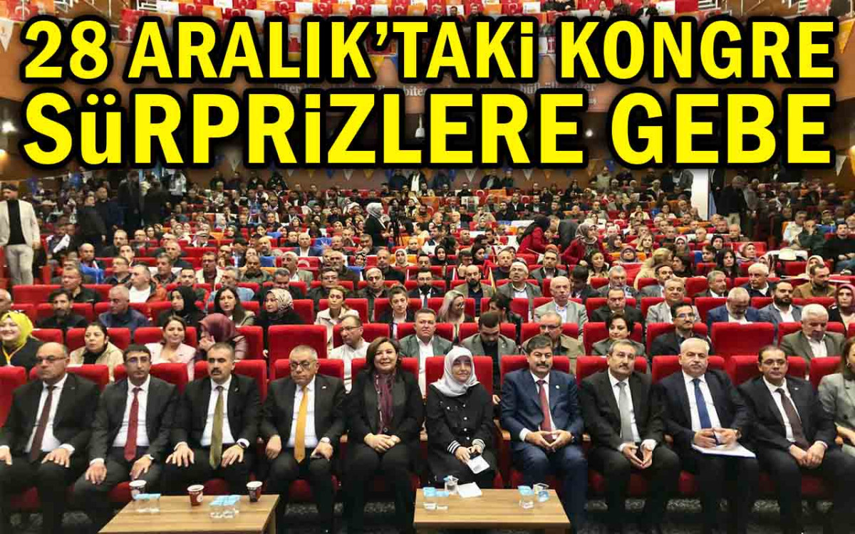 28 Aralık'taki Kongre Sürprizlere Gebe