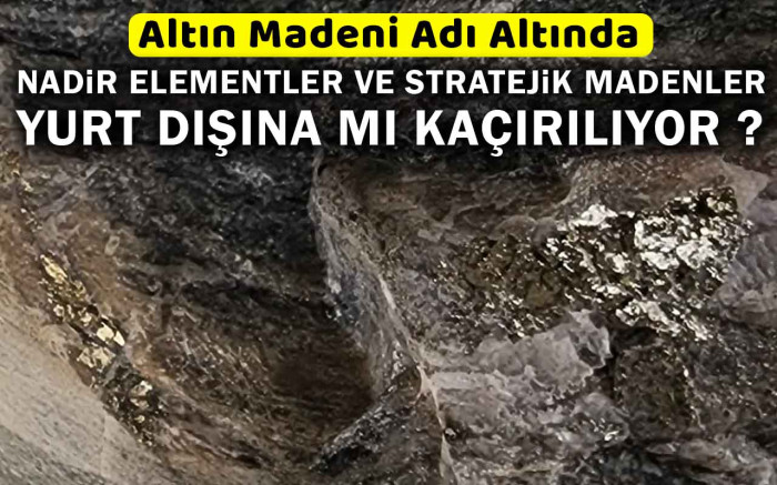 Asıl maksat nadir elementler ve değerli madenler olabilir