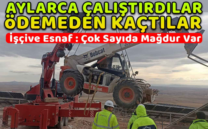 Aylarca çalıştırdılar ödemeden kaçtılar