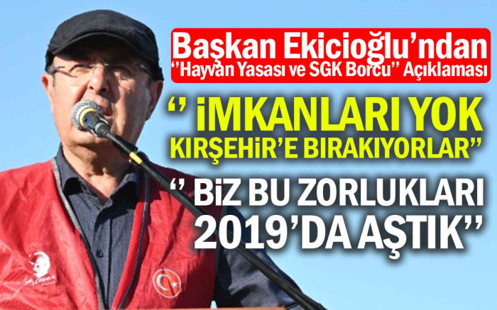 Başkan Selahattin Ekicioğlu'ndan Gündeme Dair Açıklamalar