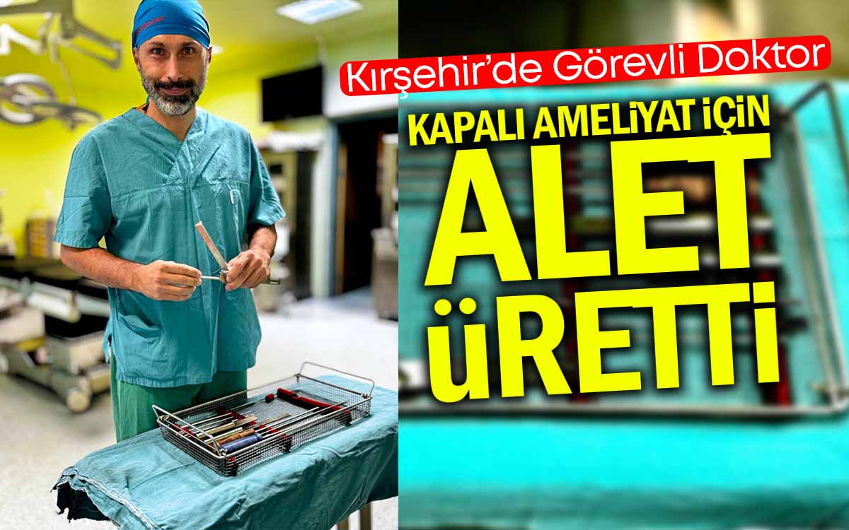 Doktor Kapalı Ameliyat İçin Alet Üretti