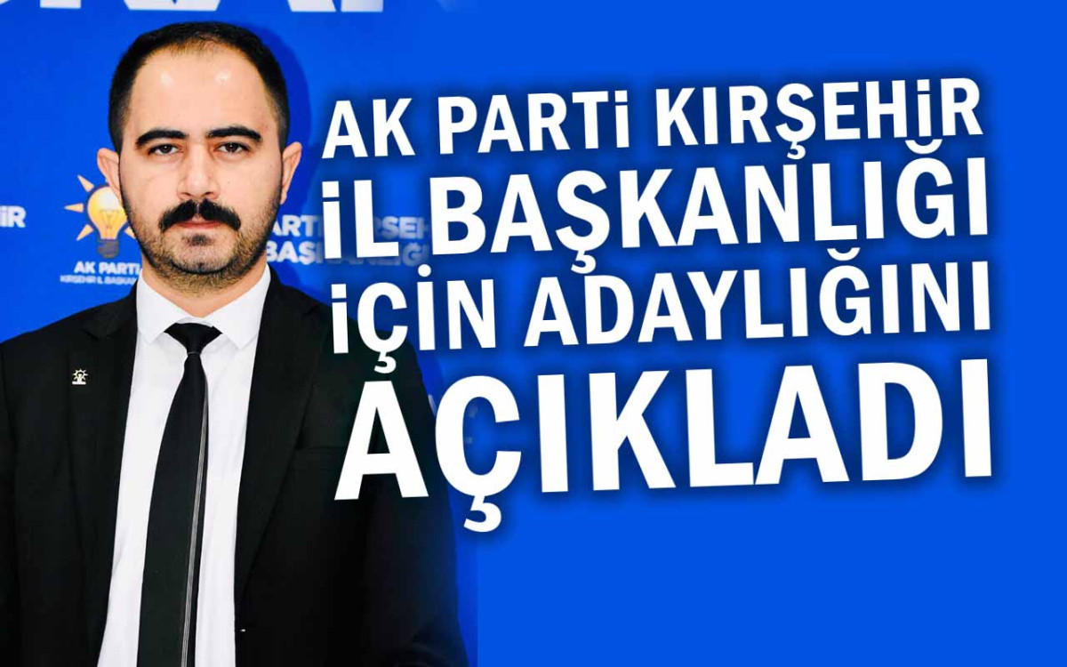 Emre Eren İl Başkanlığı İçin Adaylığını Açıkladı