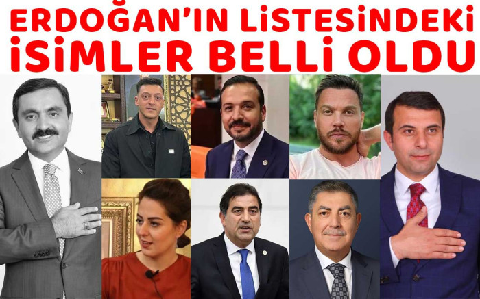 Erdoğan'ın Listesindeki İsimler Belli Oldu