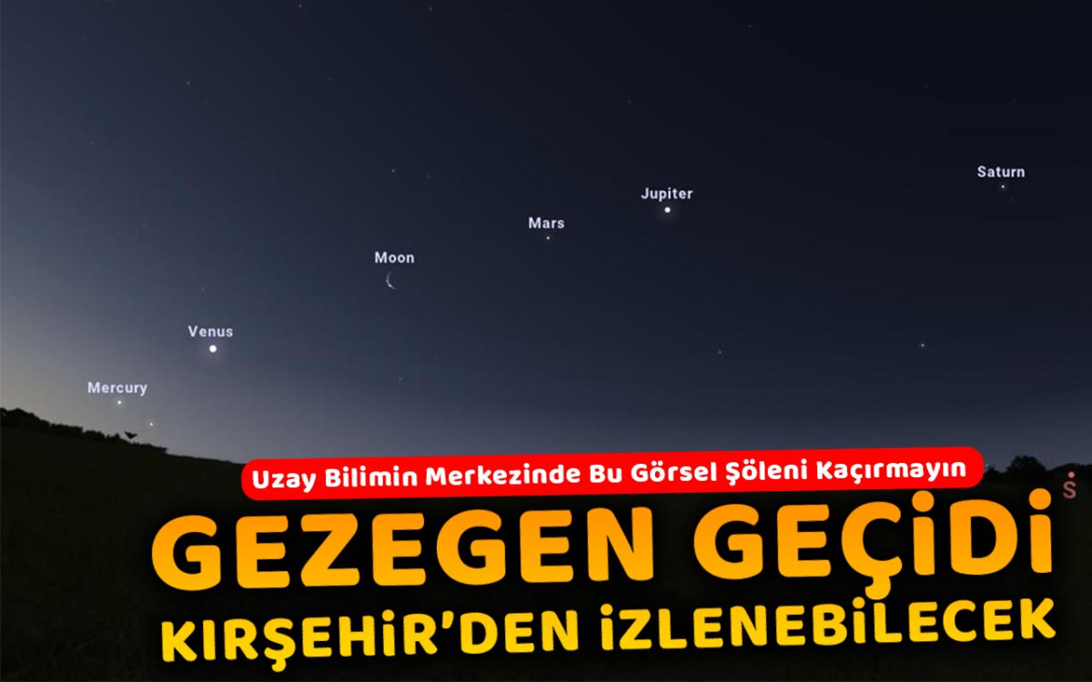 Gezegen Geçidi Kırşehir'den İzlenebilecek