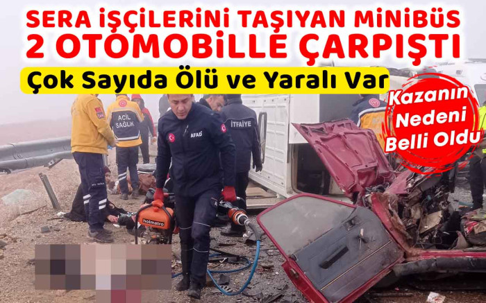 Karakurt Yolunda Feci Kaza : Ölü ve Yaralılar Var