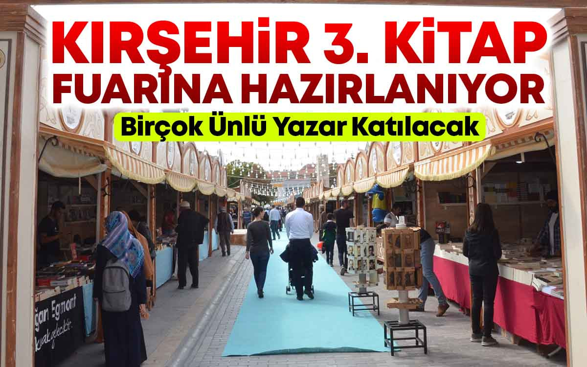 Kırşehir 3 Kitap Fuarına Hazırlanıyor 