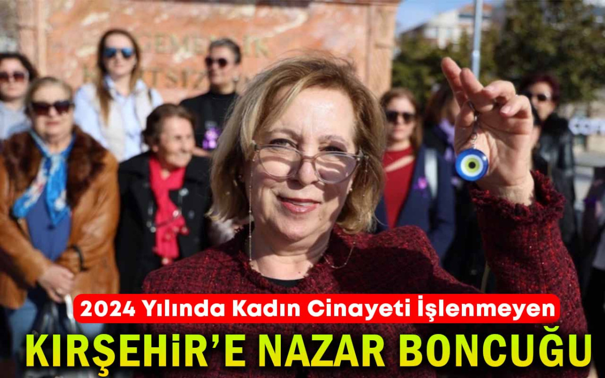 Kırşehir'de nazar boncuğu anahtarlığı dağıtıldı