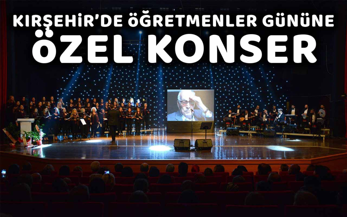 Kırşehir'de Öğretmenler Gününe Özel Konser