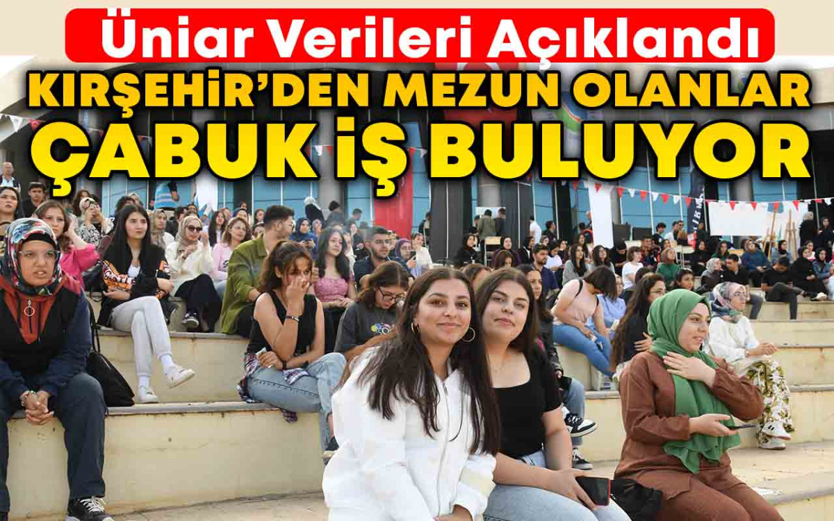 Kırşehir'den Mezun Olanlar Çabuk İş Buluyor