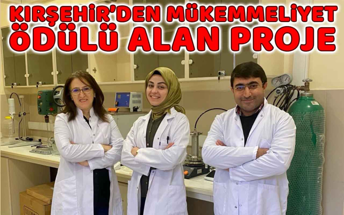 Kırşehir'den Mükemmeliyet Ödülü Alan Proje