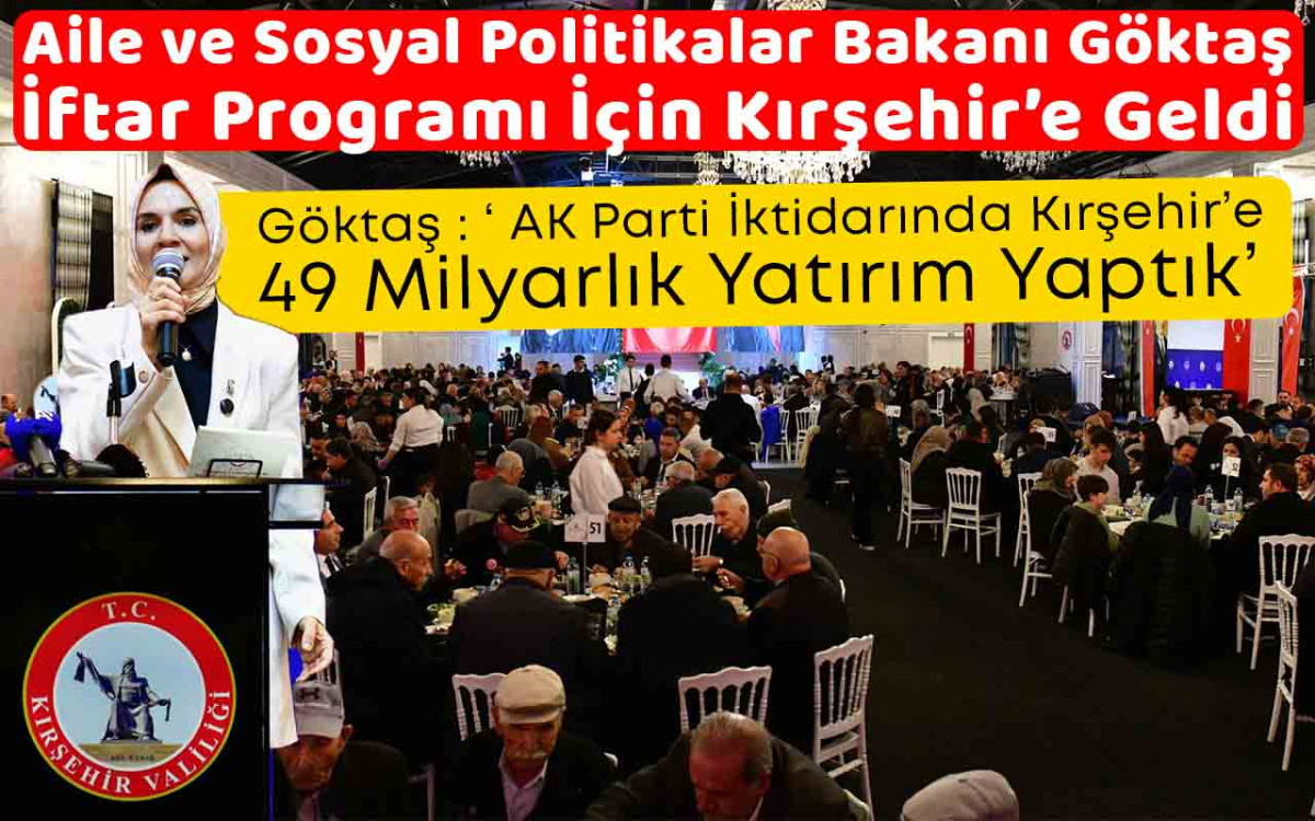 Kırşehir'e 23 yılda 49 milyarlık yatırım yapılmış