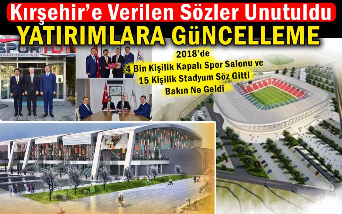 Kırşehir'e Verilen Yatırım Vaatlerine Güncelleme