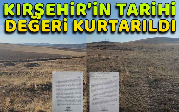 Kırşehir'in tarihi değeri kurtarıldı