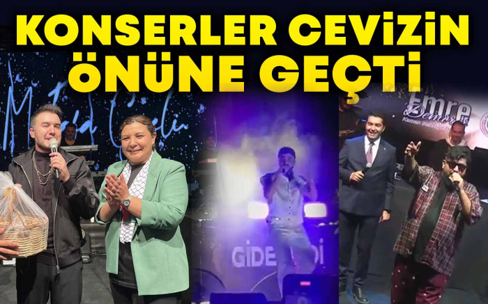 Konserler Cevizin Önüne Geçti