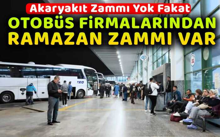 Otobüs firmalarından ramazan bayramı tarifesi