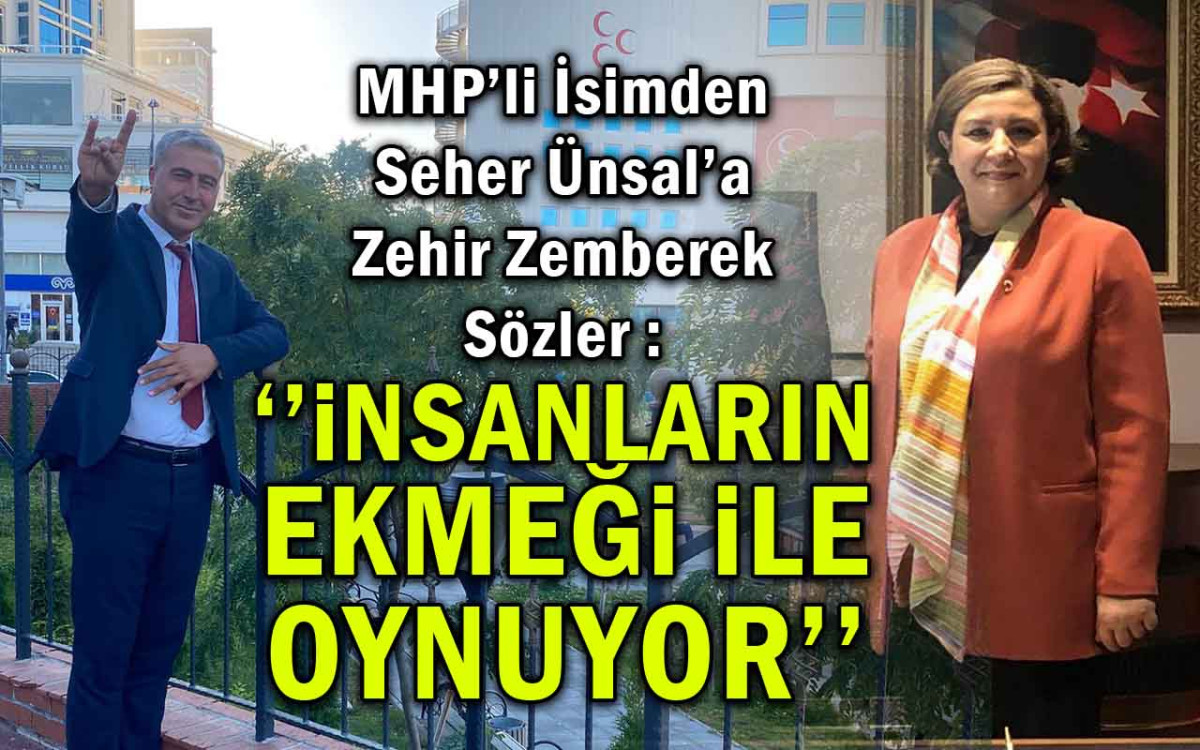 Seher Ünsal İnsanların Ekmeği İle Oynuyor