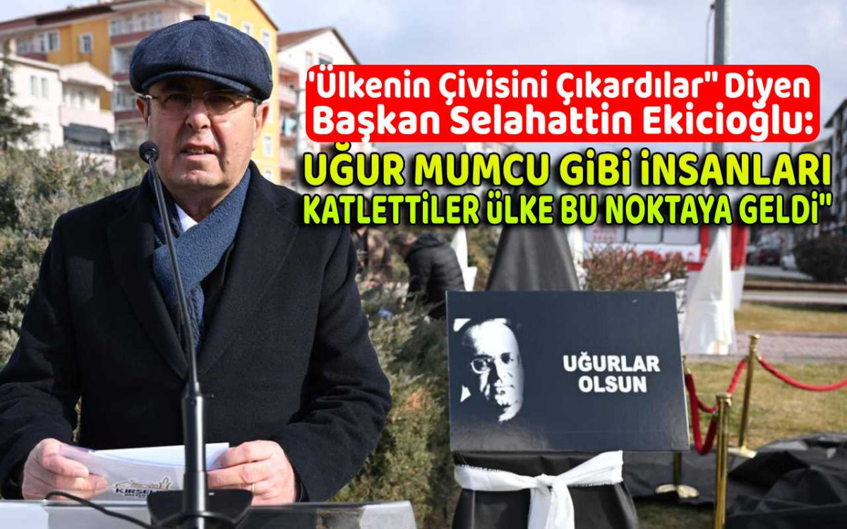 Uğur Mumcu Gibi İnsanlar Olmadığı İçin Ülkenin Çivisi Çıktı